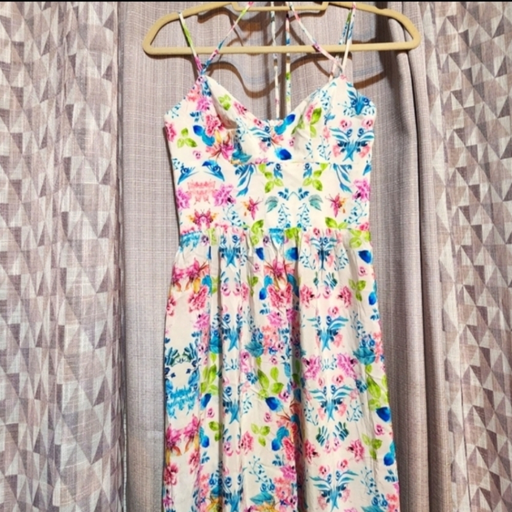 Beautiful long strap Silk dress NWOT - Picture 12 of 14